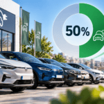 50% de Quota no Mercado de Veículos Elétricos